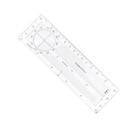 Portable Plotting Scale for Navigation Drawing in Flight and Marine Training with Electronic Backup Ideal for Professional and Students Navigation Plotting Scale