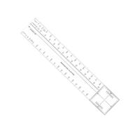 Portable Plotting Scale for Navigation Drawing in Flight and Marine Training with Electronic Backup Ideal for Professional and Students Navigation Plotting Scale