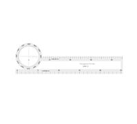 Portable Plotting Scale for Navigation Drawing in Flight and Marine Training with Electronic Backup Ideal for Professional and Students Navigation Plotting Scale