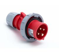 Portable Plug 16A 4P 400V Red IP67 SHARK 0142-6