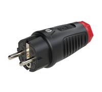 PORTABLE PLUG 1F Z/U 230V IP54 SOLID RUBBER UNI-SCHUKO 0522-SR