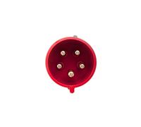 Portable Plug 32A 5P 400V Red IP44 TURBO SHARK 025-6TT