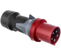 63A 5P Portable Plug 6h 400V Red PowerTOP Xtra 13112