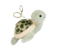 Portable Plush Turtle Keychain Miniature Keyring Accessories Daily Commuter Travel Backpack Pendant Kids Keychain Decoration