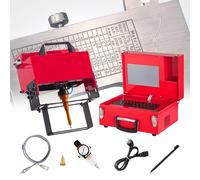 Portable Pneumatic Dot Peen Marking Machine for Metal Engraving, Ideal for Large Heavy Parts