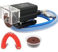 Portable Pneumatic Groove Grinding Machine, Air Die Grinder with 6m Spring Tube & Rotary Speed Control, for Flat Die Cutting