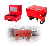 Portable Pneumatic Handheld Dot Peen Marking, Pneumatic Dot Matrix Marking, Metal Dot Peen Marker with Pressure Regulator for VIN Code Chassis Number kit Speed Adjustable(Type M)