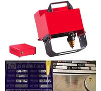 Portable Pneumatic Marking Machine, Metal Lettering Machine, Metal Marking Engrave Machine for VIN Code Chassis Number,Non-Touchscreen-TypeD