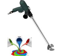 Portable Pneumatic Paint Mixer with 1800 Rpm Adjustable Speed,Forwardreverse Stirring,Aluminum Alloy Impeller (Aluminumalloyimpeller)