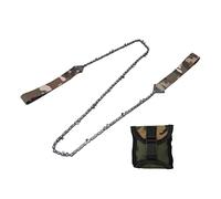 Portable Pocket Chainsaw 36 Inch, Hand Pulled Chainsaw for Outdoor Survival, High Strength Manganese Steel Manual Pruning Saw with Storage Bag for Camping