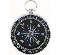 Portable Pocket Compass For Camping Hiking And Riding Flip open Outdoor Survival AID Guides For Boating Orienteering Hiking Scouts And Walking Water prof Slim Ranger Navigation Compass Silver