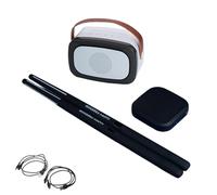 Portable Pocket Drum Motion Sensing Electric Air with Drumsticks Virtual Air for Beginners Kids Enduring Virtual Air Drum for Adults Kids