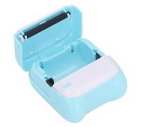 Portable Pocket Printer, Pocket Printer Self Adhesive Sticker Clear Effect for School Use (Blue)