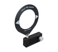 Portable Pocket Radio Receiver 0.5-108 MHz with 1.9 Inch Colour Screen, SI4732-DSP Chip, AM/FM/LSB/USB Modes, Built-in 800 mAh Battery, Loop Antenna, Type-C Charging, 3.5 mm Stereo Audio(Black)