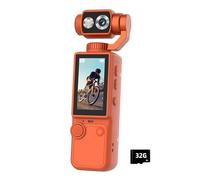 Portable Pocket Sized Sports Recorder with Pointed Focus and 2000mAh Battery Great for Travel and Activities Fingerprint Recognition Camera