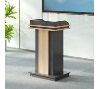 Portable Podium Stand for Churches & Events - Stable Base Lectern for Conference, Auditorium, Seminar, School, Wedding & Ceremonial Use