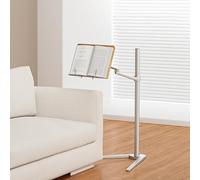 Portable Podium Stand for Conference and Office - Adjustable Metal Presentation Pulpit for Meetings and Events