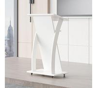 Portable Podium Stand Reception Table Speaker Podium Ideal for Churches & Schools Reading Desk Menu Information Stand Sturdy & Stylish Design Easy to Assemble
