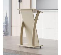 Portable Podium Stand Reception Table Speaker's Lectern for Churches & Schools Adjustable Reading Table Menu Information Display Ideal for Events & Presentations