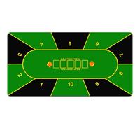 Portable Poker Table Top， Texas Hold'em Poker Mat Multicolor Multiple Sizes(003,120*60CM)