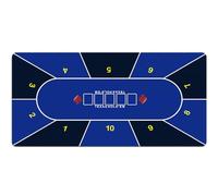 Portable Poker Table Top， Texas Hold'em Poker Mat Multicolor Multiple Sizes(004,240*120CM)