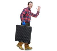 Portable Polyethylene Stabilizer Jack Pads Aerial Work Outrigger Pad for Tow Truck/Crane/Concrete Pump, Heavy Duty Anti-slip Engineering Machinery Mat Board Balance Feet(1 pcs,50x50x8cm/19