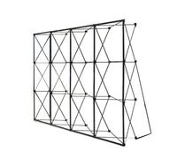 Portable Pop Up Display Backdrop Booth Frame with Carrying Bag for Concerts, Events, Parties - Signature Background Wall (Black, 10x7.5 ft)
