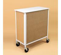 Portable Pop Up Podium Table Foldable Promotional Counter for Exhibitions Retail Bar Display Stand Supermarket Tasting Event Desk with Storage Advertising Banner Table