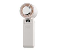 Portable Portable Fan - Adjustable Electric Vel 100 Speed Hand | 3600 mAh Battery Powered Electric Fans for Travelling | 180 Degree Folding Air Blower with LED Display, for the Beach