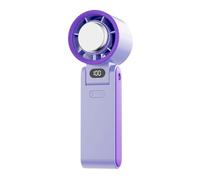 Portable Portable Fan - Adjustable Electric Vel 100 Speed Hand | 3600 mAh Battery Powered Electric Fans for Travelling | 180 Degree Folding Air Blower with LED Display, for the Beach