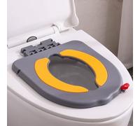 Portable Potty Training Seatï Upgraded Non-Slip-Anti pinch buttocks, No need to disassemble and install every time, saving a lot of time for Toddlers & Kids, Suitable for multi shaped toilets (Gray)