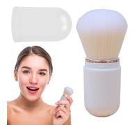Portable Powder Brush - Retractable Brush, Bronzing Powder Application | Small Foundation Travel Blush Soft Hristles For Daily Travel, Face Makeup Cosmetic Tool, Application, Beauty Acces
