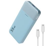 Portable Power Bank 10000mAh 35W Fast Charging Portable Charge with PD 3.0 + QC 4.0 Technology, 2 Type-C Input and Output,1 USB-A Output, Battery Pack Compatible for iPhone Galaxy iPad