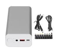 Portable Power Bank - 30000mAh High Capacity Aluminum Alloy, 65W Fast Charging with DC Interface for Multiple Devices, Durable Anodized Metal Shell, Lightweight and Drop Proof