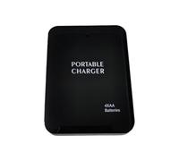 Portable Power Bank Usb 4 Aa Battery External Camera Charger Tool Plastic Battery Boxes Emergency Storage W9f7
