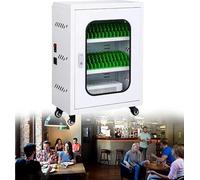 Portable Power Bank with Multiple USB Ports for Simultaneous Device Charging and Organized Cable Management