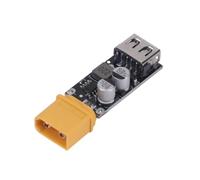 Portable Power Converter Module, Battery Connector Input Board, USB Charging Output, Compact 52 X 17 Mm Design for Hobby Service Kits, Garage Storage