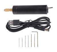 Portable Power Drill Multi-Function Electric Hand Drill Cordless for Craft Carving Miniatures Jewelry Resin Mini-Electric Bits Jewelry Equipments Epoxy Resin