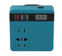 Portable Power Inverter DC 18V 21V to AC Converter with Voltage Display and Intelligent Fast Charging Power Tool Battery Adapter Compatible with BL1830B BL1840B BL1850B BL1860B