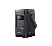 Portable Power Station 153.6WH Solar Generator 240W Dual Way 100W PD Camping Power Bank Supply with Integrated Stand for Camping,Travel,and Emergencies (Without Wall Charger)