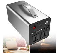 Portable Power Station 300W, 90000mAh Power Bank with AC/DC/USB/Type-C Outlets, 6 Power Supply Ports for Camping, Outdoor Adventures, Travel, Emergency Power