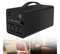 Portable Power Station 300W, 90000mAh Power Bank with AC/DC/USB/Type-C Outlets, 6 Power Supply Ports for Camping, Outdoor Adventures, Travel, Emergency Power