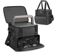 Portable Power Station Storage Bag Compatible with Jackery Explorer 2000 v2/Jackery 1000 Plus/BLUETTI Elite 200 V2,Travel Carrying Bag with Multiple Pockets for Charging Cable and Accessorie