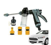 Portable Power Washer - Threaded Joint Adjustable Spray Cleaning | Water Hose Sprayer Nozzle Pressure Washer | for Outdoor Yard Patio Pathway Balcony Plant Flower Landscape Car Home