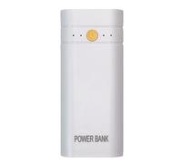 Portable Powers Bank Case - Nesting Design Fits Two Batteries, DIY Backup Energy Supply, USB Port Device Charging Capability, Reliable Build | Travel Commuting Outdoor Emergancy Powers Use