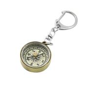 Portable Practical Pocket Compass with Key Ring Outdoor Camping Compass Zinc Alloy Navigation Tool Equipment
