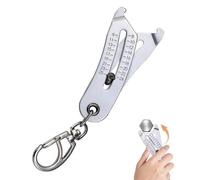Portable Precise Thread Size Checker Keychain,Nut and Bolt Thread Checker Bolt Size Finder Keychain,Compact Thread Measurement,Effortless Checks Size in Seconds,Thread Size Verification Tool(1pc)