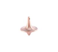 Portable Precision Metal Spinner Top, Zinc Alloy Perfect Balance Desktop Gyro, Mini Gyroscope Magic Prop Decor(red bronze)