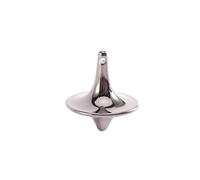 Portable Precision Metal Spinner Top, Zinc Alloy Perfect Balance Desktop Gyro, Mini Gyroscope Magic Prop Decor(black)
