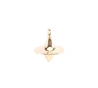 Portable Precision Metal Spinner Top, Zinc Alloy Perfect Balance Desktop Gyro, Mini Gyroscope Magic Prop Decor(gold)